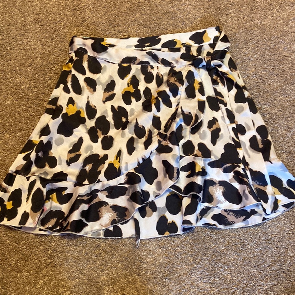 Shein Cheetah Print Skirt with Subtle Slit